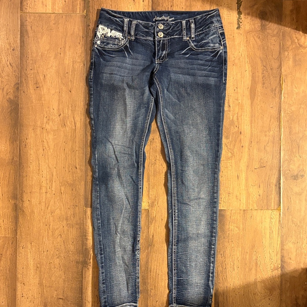 Amethyst Jeans Dark Blue Skinny Jeans